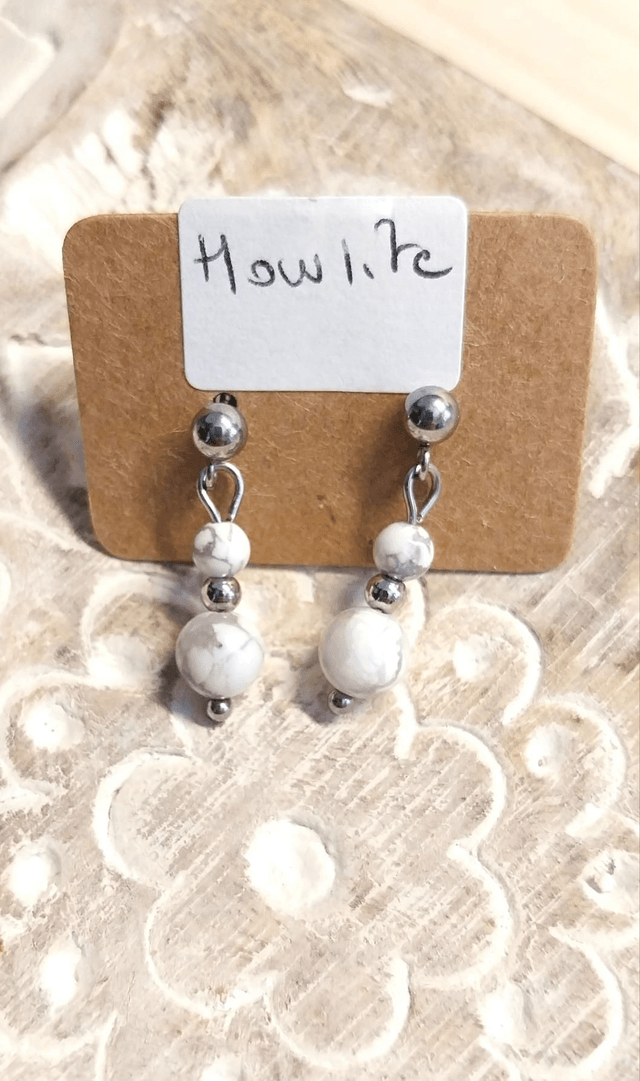 Boucles en Howlite