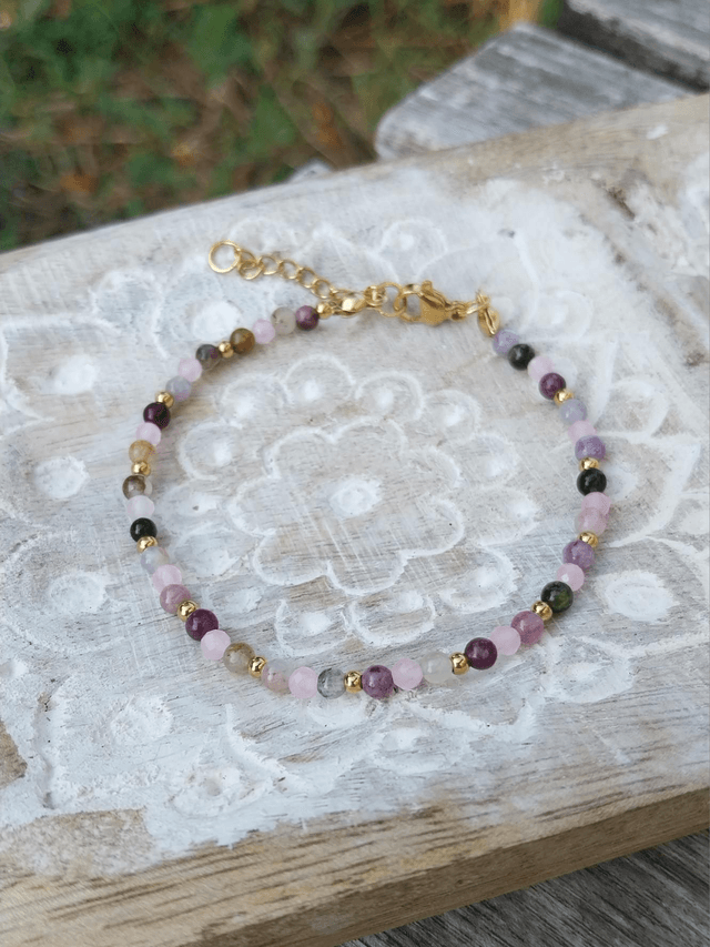 Bracelet Tourmaline multicolore 