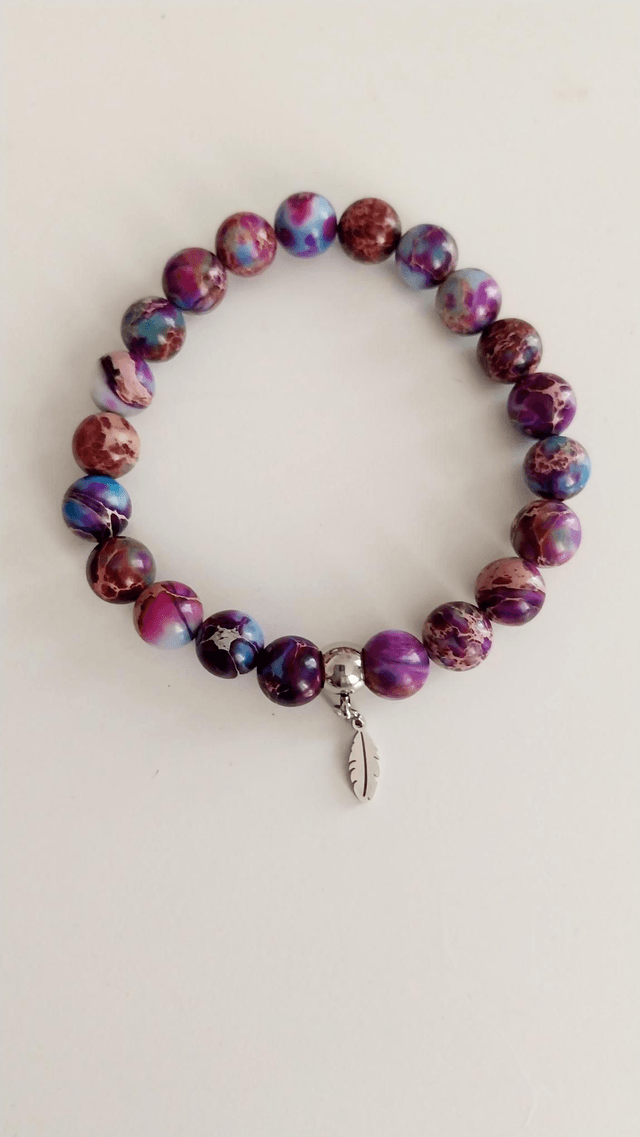 Bracelet Jaspe de sédiments de mer 