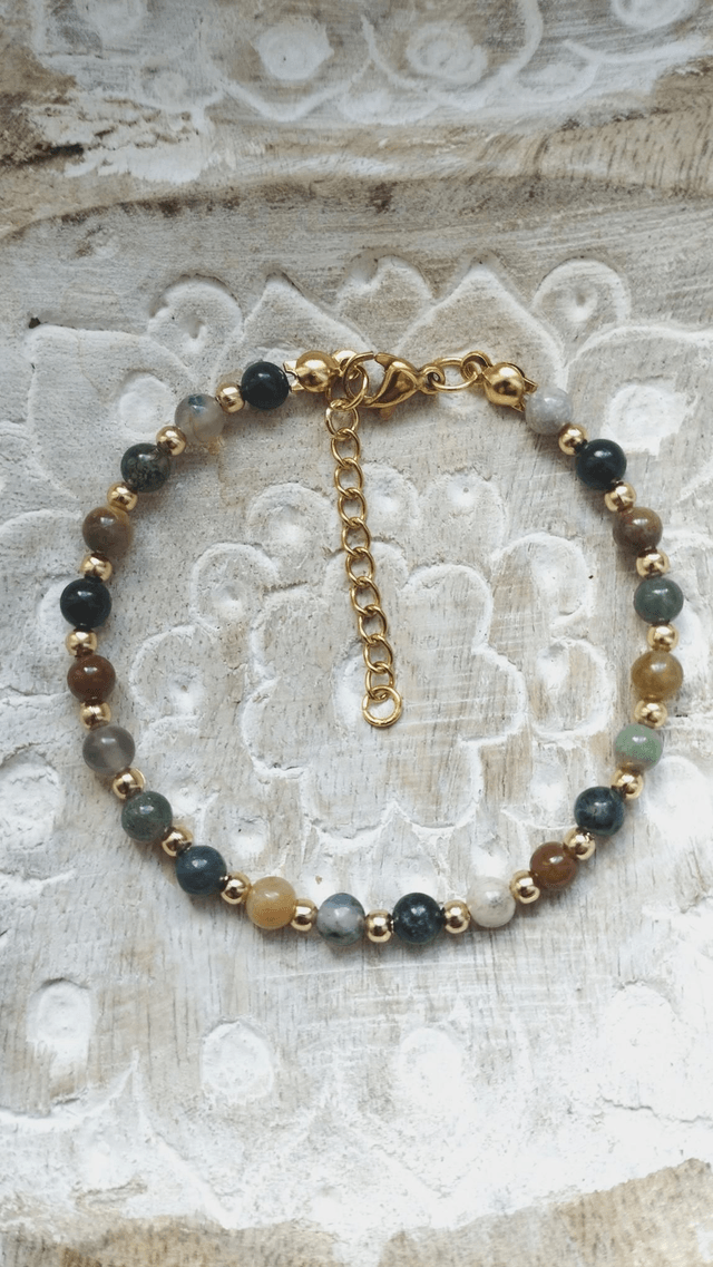 Bracelet en Agathe Indienne 