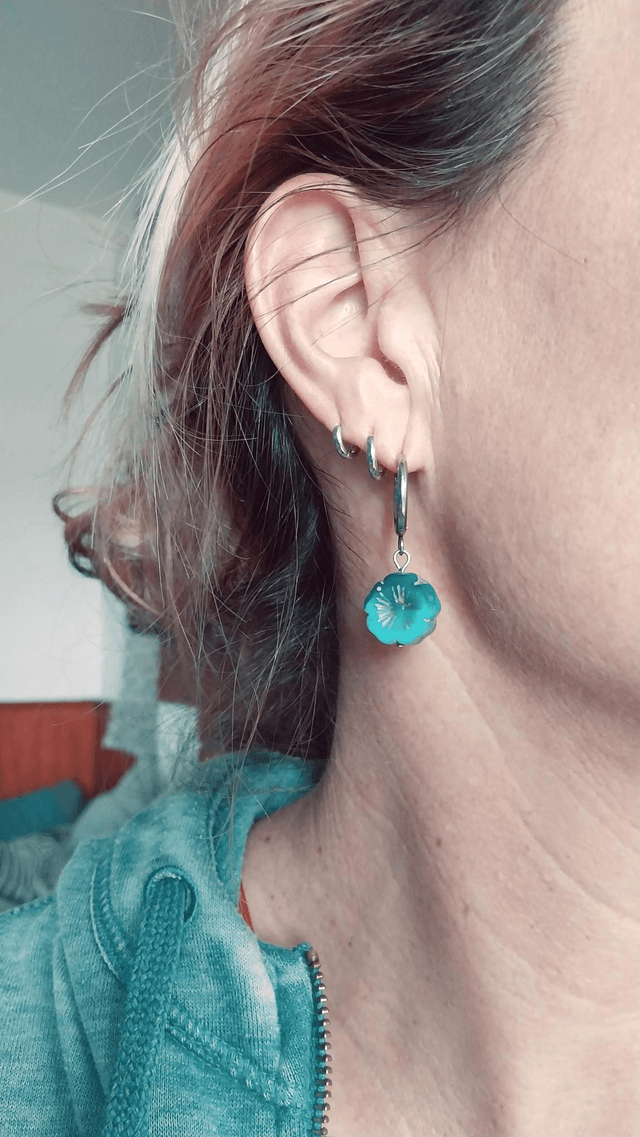 Boucles d'oreilles "Fleur"
