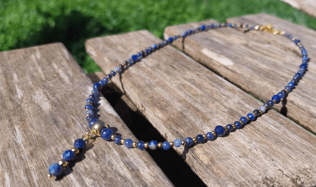 Collier Lapis Lazulli et Sodalite