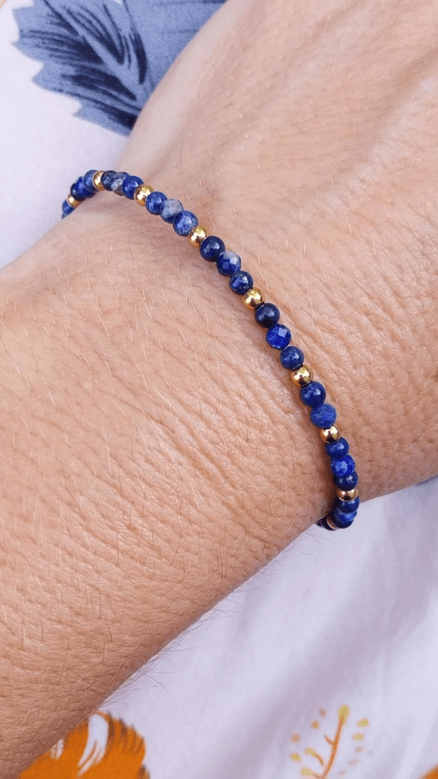 Bracelet en Lapis-Lazuli 