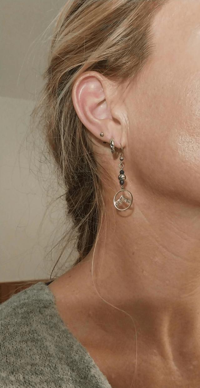 Boucles d'oreilles "Montagne"