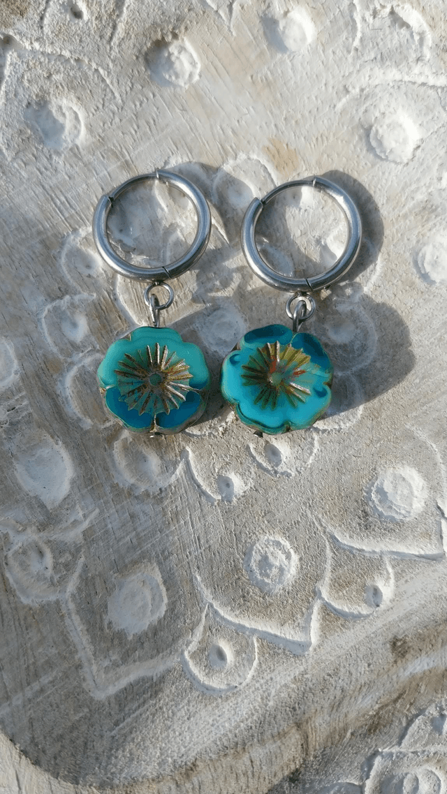 Boucles d'oreilles "Fleur"