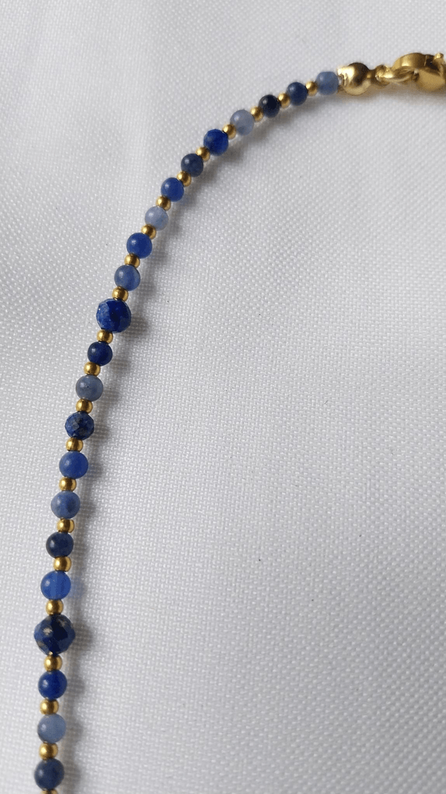 Collier Lapis Lazulli et Sodalite