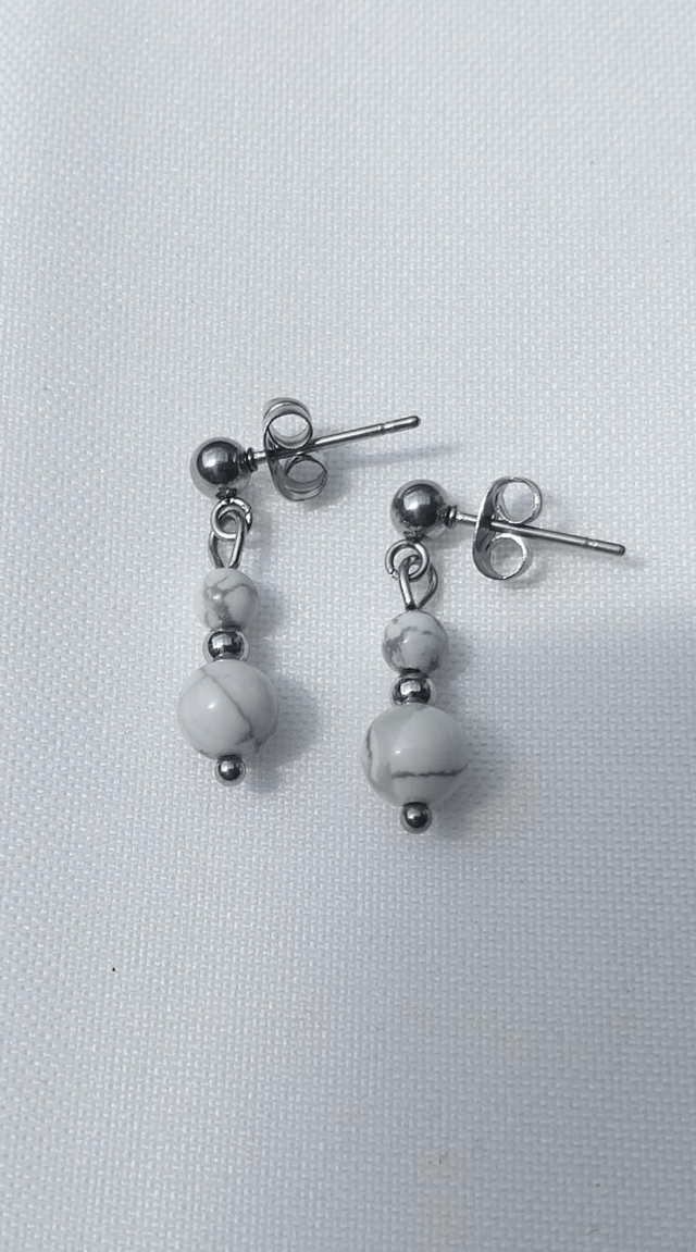 Boucles en Howlite