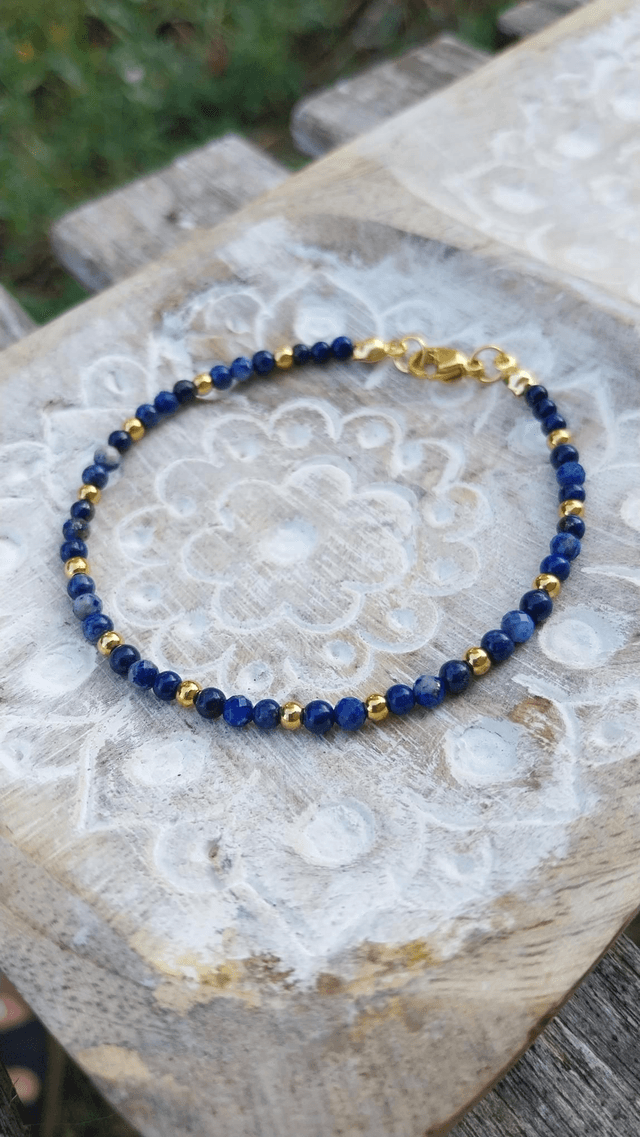 Bracelet en Lapis-Lazuli 