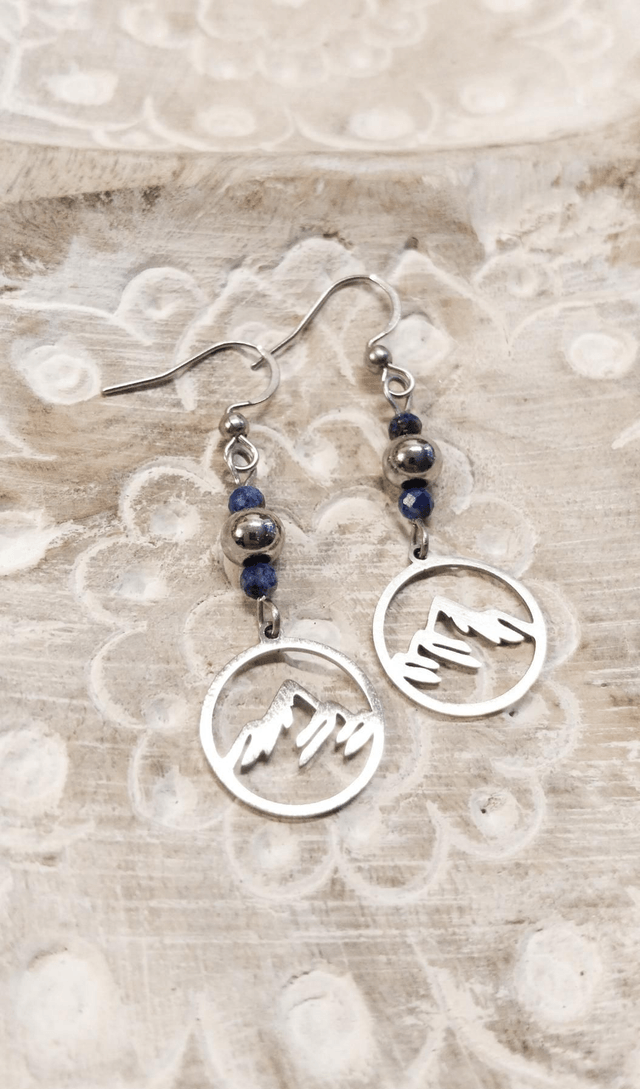 Boucles d'oreilles "Montagne"