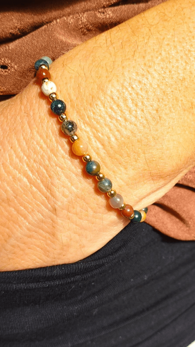 Bracelet en Agathe Indienne 
