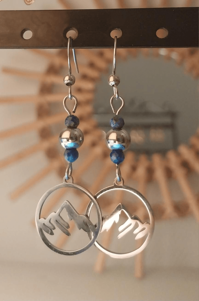 Boucles d'oreilles "Montagne"