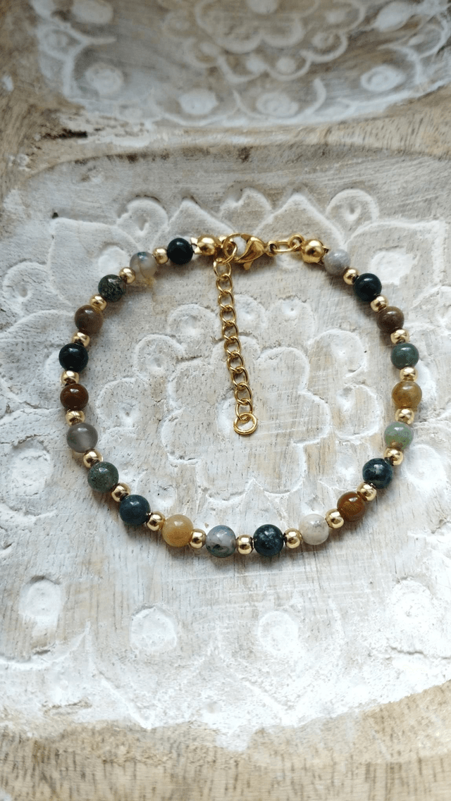 Bracelet en Agathe Indienne 