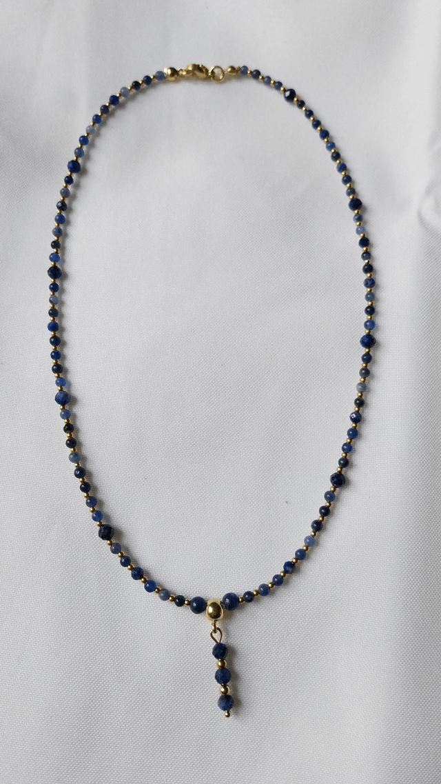 Collier Lapis Lazulli et Sodalite