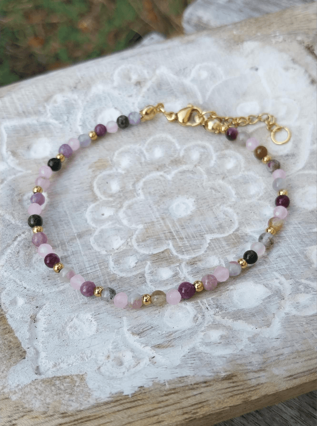 Bracelet Tourmaline multicolore 