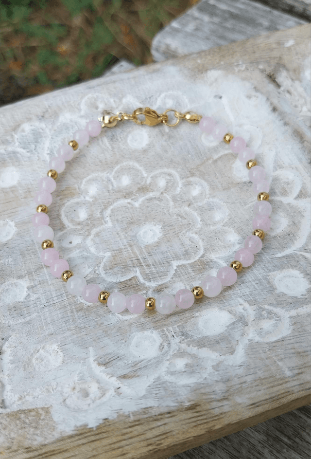 Bracelet en Quartz rose