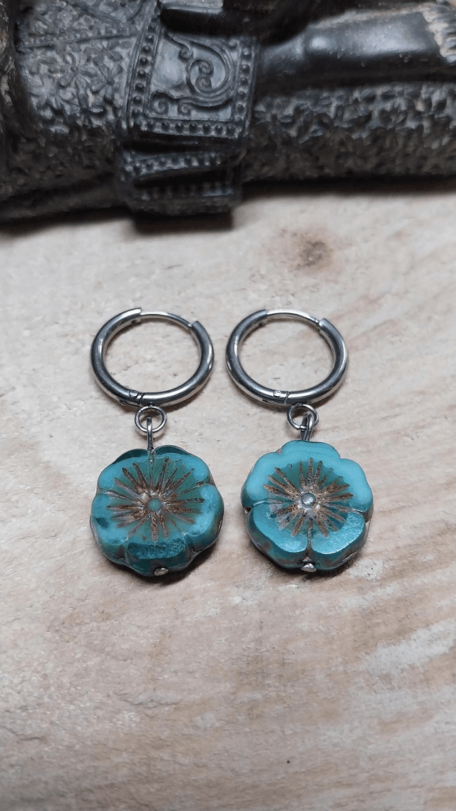 Boucles d&#039;oreilles &quot;Fleur&quot;