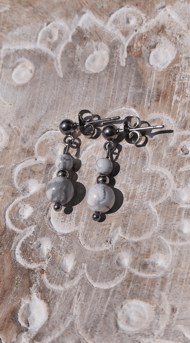 Boucles en Howlite