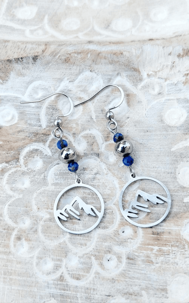 Boucles d&#039;oreilles &quot;Montagne&quot;